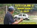 TESTE NO VEÍCULO,  ESPINGARDA CALIBRE 12 CHUMBO 2 SG E BALOTE ! SERÁ QUE ATRAVESSA??