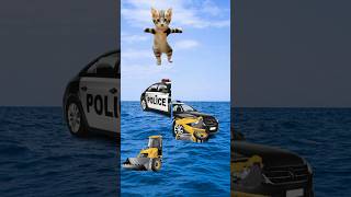 police car|JCB video buldozer action|cat dancing video vfx magic video #shorts #shortsfeed #short