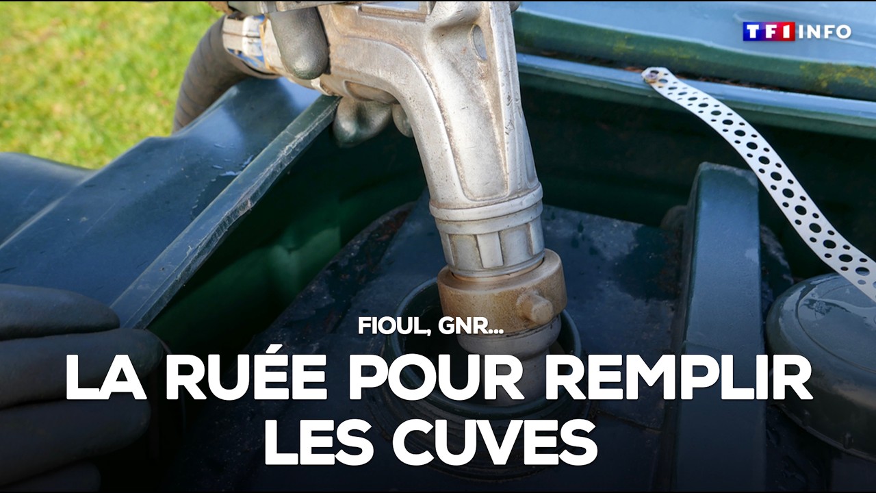 Fioul, GNR... La ruée pour remplir les cuves｜TF1 INFO