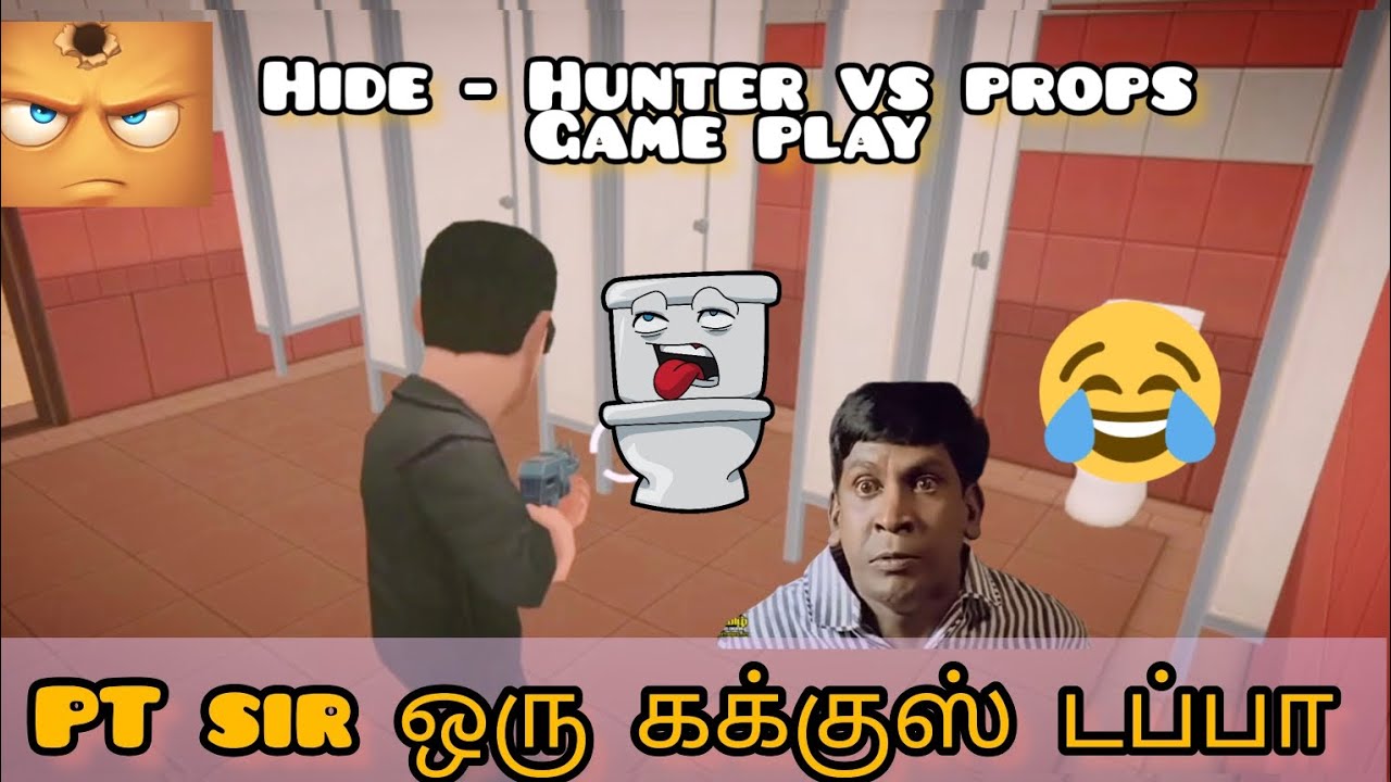 Hide Hunter vs props game play in Tamil  | tamil gamer monkey melon