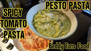 PESTO PASTA & SPICY TOMATO PASTA