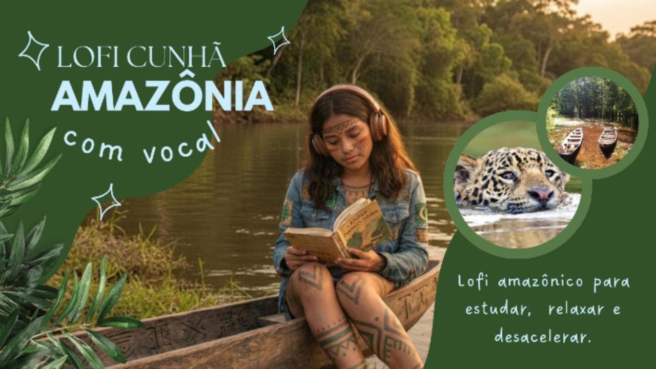 🎧 LOFI CUNHA AMAZONIA | Male & Female Vocals | 3 Lofi Tracks