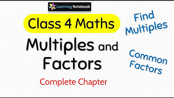 Wiskunde Klas 4 Veelvouden en Factoren (Volledig Hoofdstuk)