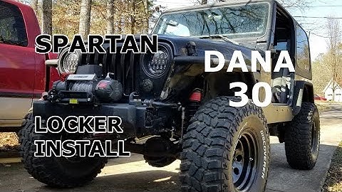 Jeep Dana 30 Spartan Locker Install | TJ XJ ZJ LJ etc.