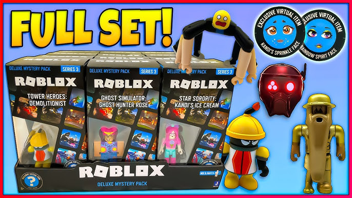 Roblox Action Figure Mystery Blind Box, 24-Pack - Series 12 - Mix & Match  Collectible Minifigures & Accessories w/Exclusive Virtual Item Code - Gift  & Party Favor Set for Kids - 8+ 
