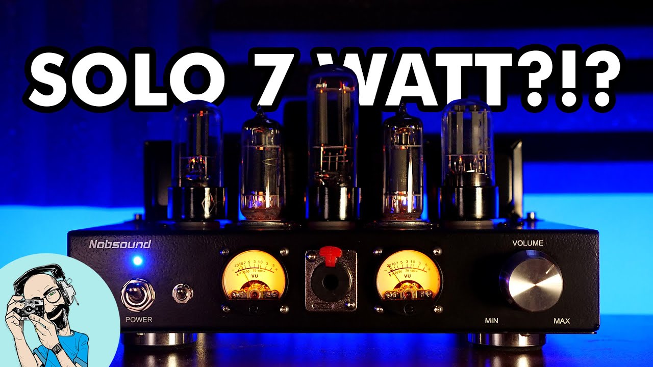 Nobsound 6P1 Vacuum Tube Integrated Amplifier: SOLO 7 WATT?!? - YouTube