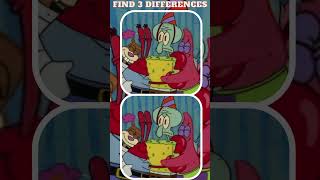 Find 3 Differences Spongebob #6