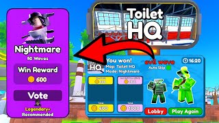 😱OMG!!! 🔥 Nightmare in Remade Toilet HQ Map I only use LEPRECHAUN ☠️ | Toilet Tower Defebse
