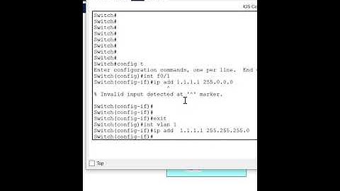 3.How Can we assign the IP address to L2 Switch?#short