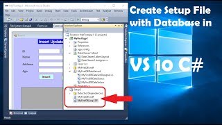 How to Create Setup File in c#.net Windows Application With Database .mdf Step By Step screenshot 3