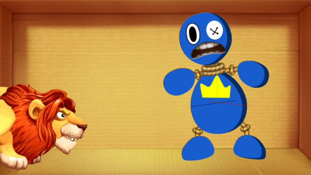 Lion King vs Rainbow Friends - Kick The Buddy New Update Part 1