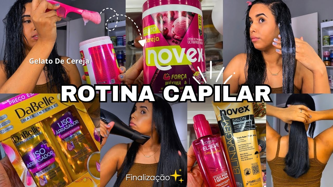 ROTINA CAPILAR COMPLETA🧖🏽‍♀️| Cuidando Do Meu Cabelo Crespo Alisado Com Produtos Acessíveis.