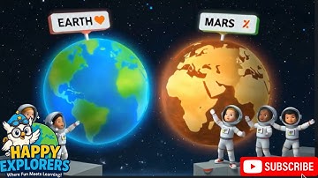 Planet Earth vs Mars | Space Adventure for Kids | Learn About Planets | Solar System Learning
