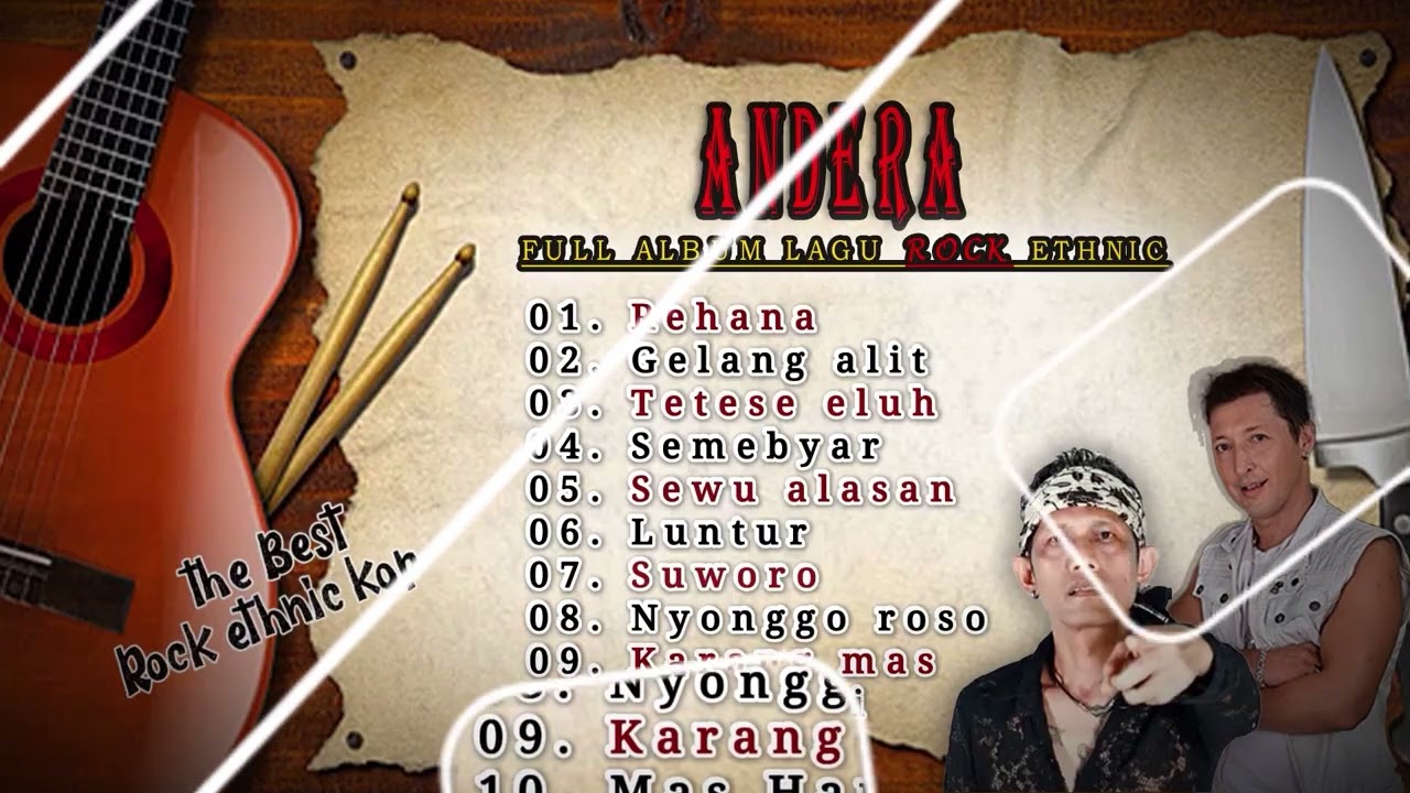 ANDERA | Rock Kendang Kempul | Catur Arum - Tetese Eluh [FULL ALBUM] Stereo