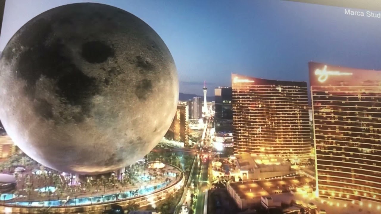 Moon shape hotel in Vegas - YouTube