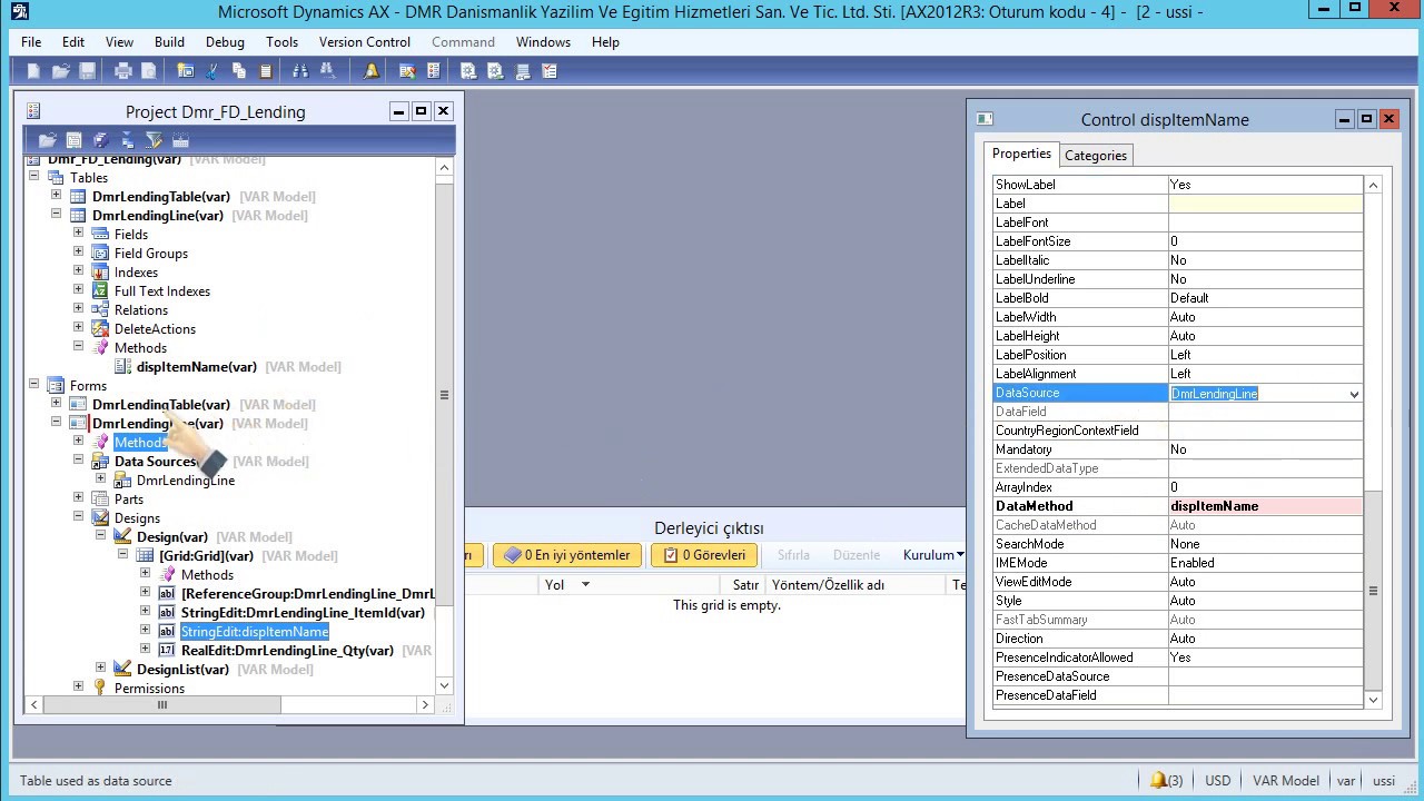 Dynamics AX Tables Custom Methods - YouTube
