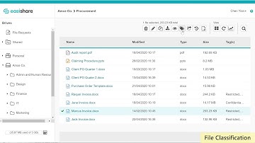 File Classification with EasiShare