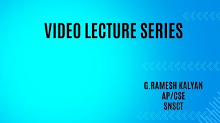 File Operation | Object Oriented Programming | SNS Institutions
