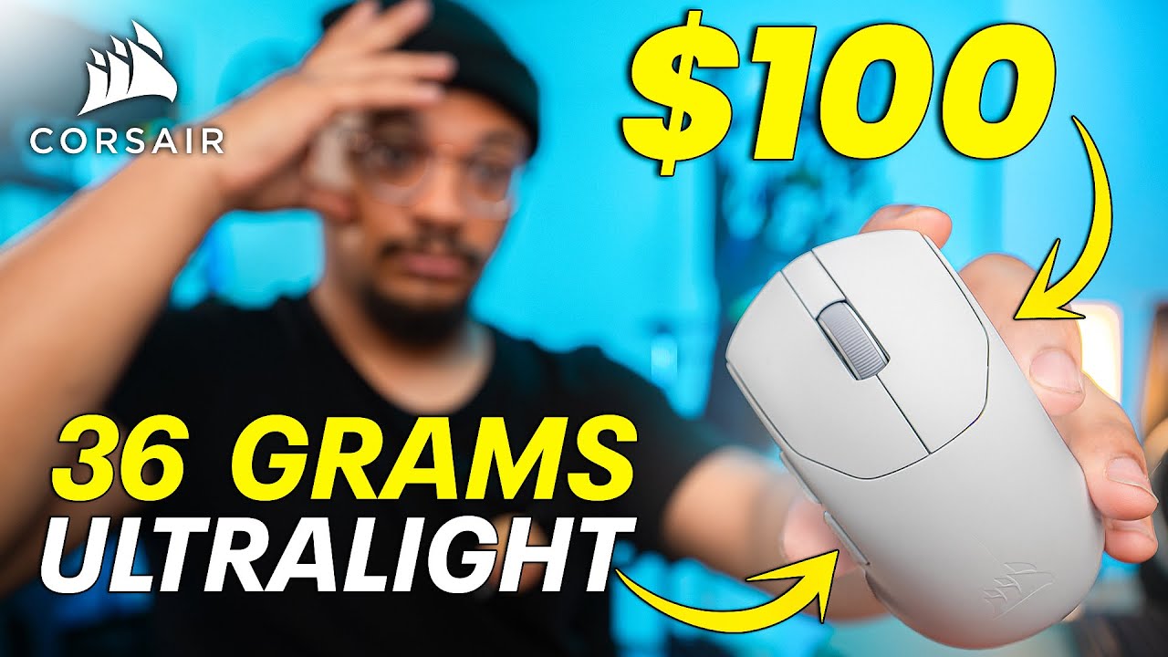 ПЕРВАЯ гиперлегкая мышь Corsair