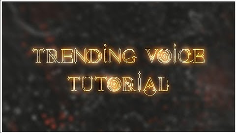 EDITED BY INTRO VOICE TUTORIAL VIDEOS 😳😻 || TUTORIAL VIDEO BY @farabiislam6.9