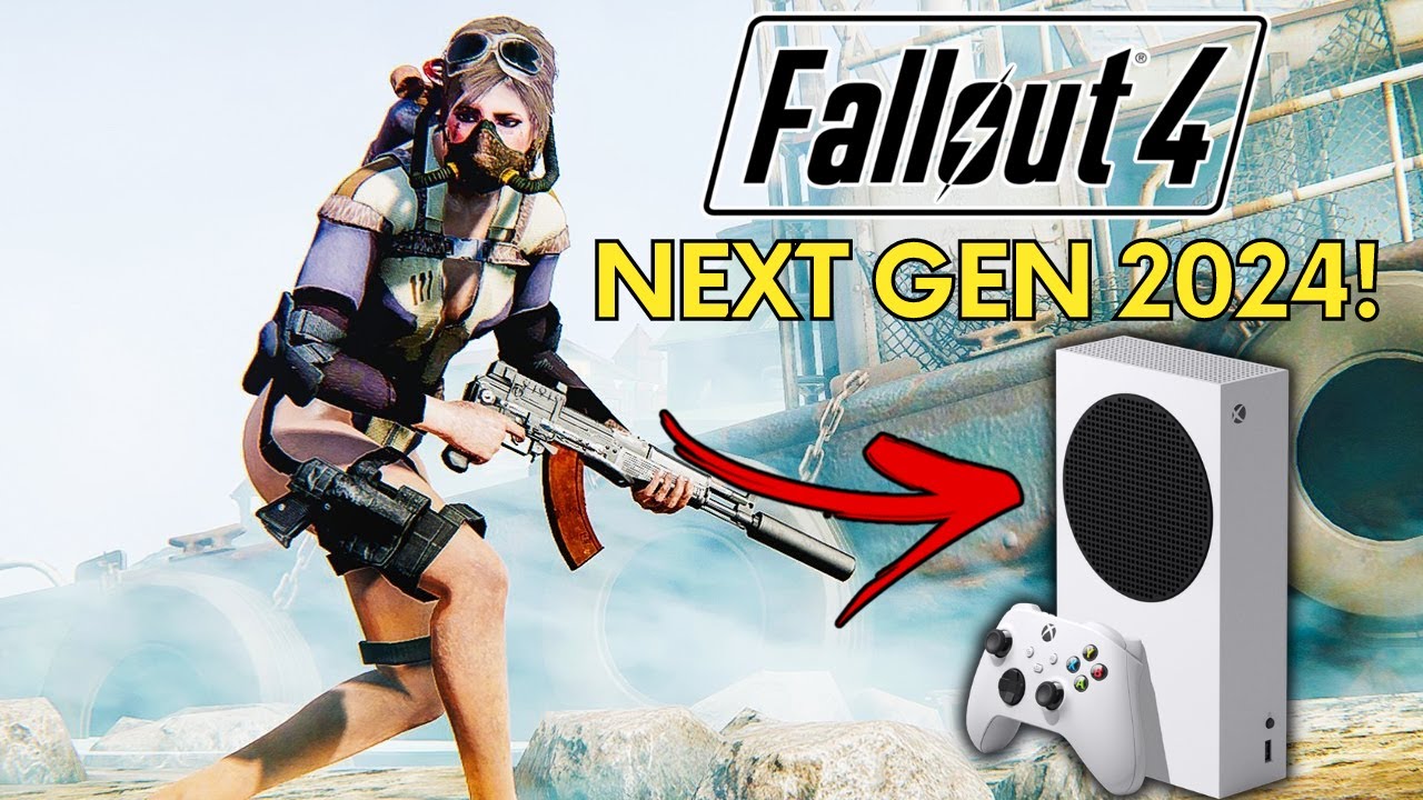 UM ABSURDO! Teste de FALLOUT 4 Nova Atualização NEXT GEN 2024 no XBOX ...