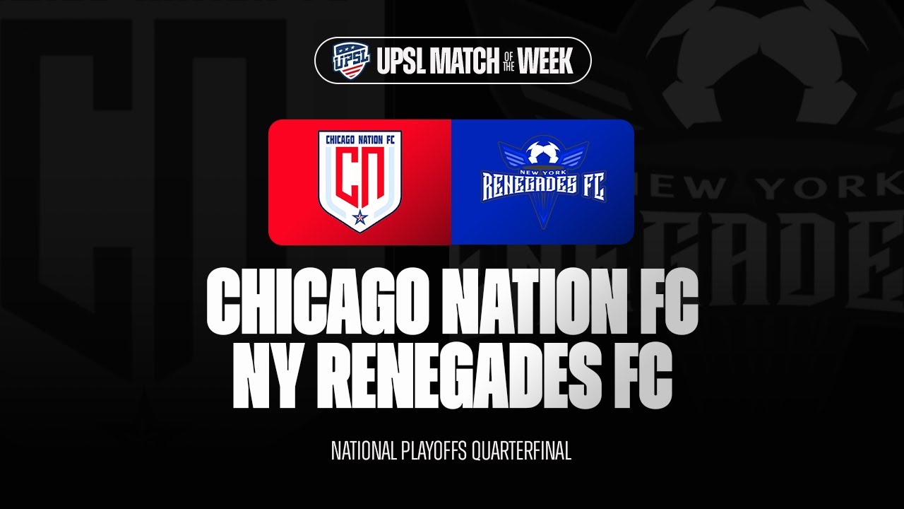 Chicago Nation FC vs. NY Renegades FC | 12.07.2025 | EAST REGION FINAL