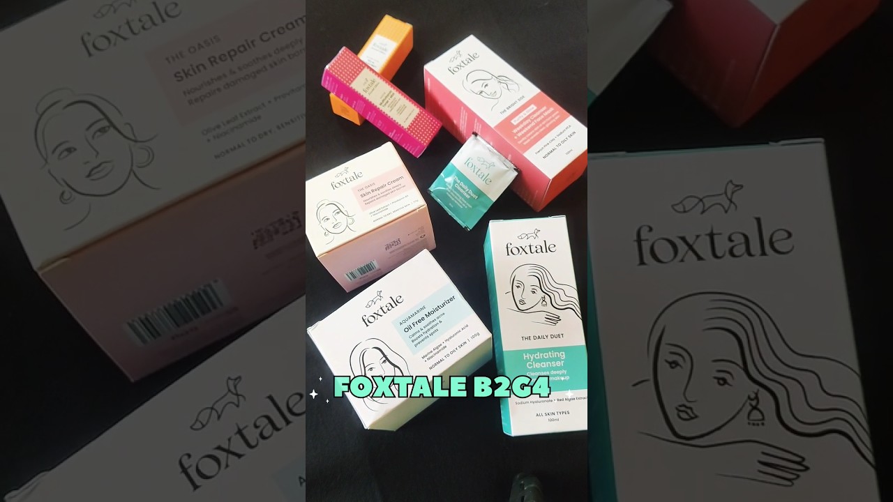 Foxtale Boxes FOXTALE Buy2 Get4 products free mini review - YouTube