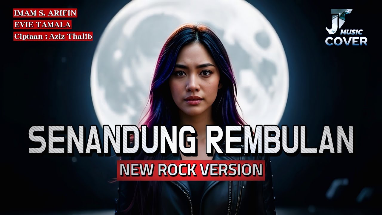 SENANDUNG REMBULAN - IMAM S ARIFIN - EVIE TAMALA [ROCKVERSION] (Lirik Lagu) 