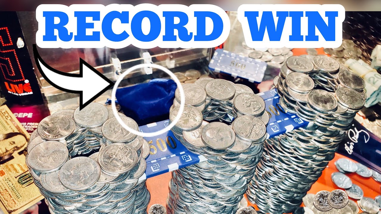 RECORD WIN Inside The High Limit Coin Pusher Jackpot WON MONEY ASMR