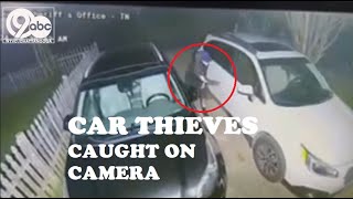 Tennessee residents warned after car thieves caught on camera