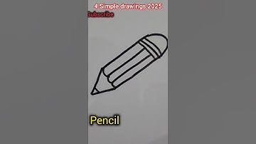 Simple Drawings, One Short ✨ | Pencil • Ring • Vase • Mouth#drawing #shorts