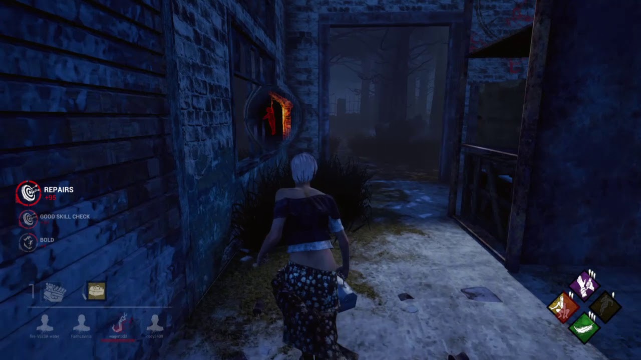 Dead by Daylight : Meg Margarita VS Trapper - YouTube