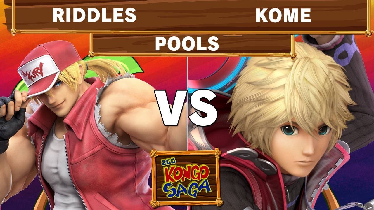 Kongo Saga - Риддлс (Терри Богард) против Коме (Шалк) - Турнир победителей Smash Ultimate