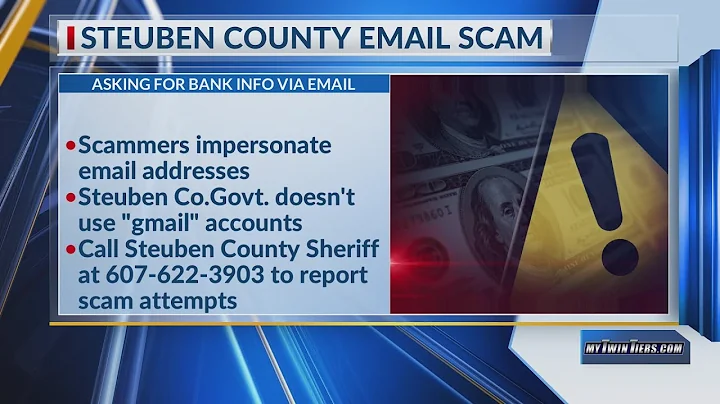 Steuben County Department of Public Works warns residents of new email scam