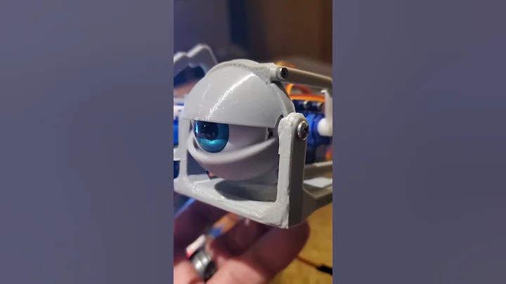 Animatronic Eye - lower eyelid test