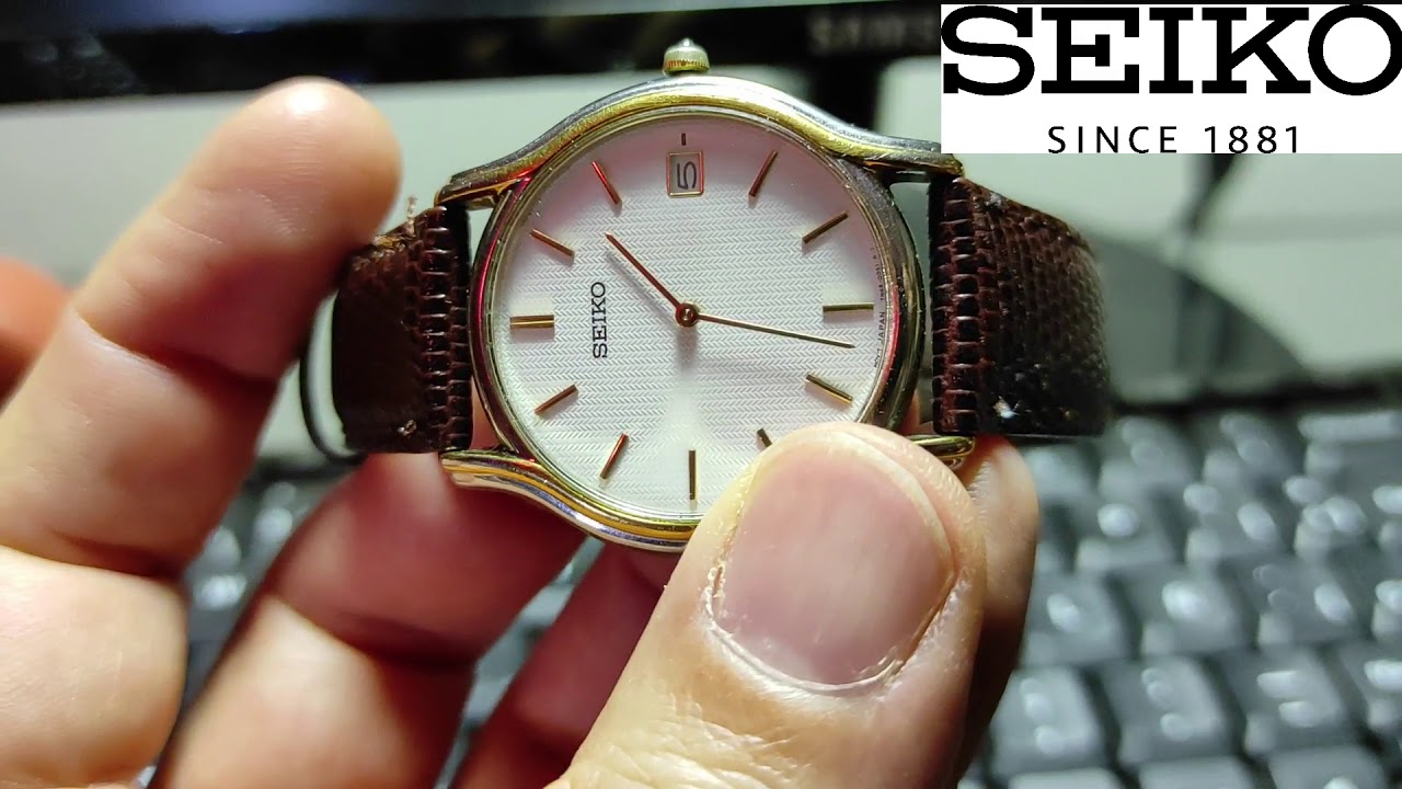 RELOJ SEIKO MODELO 7N49 0020 AÑO 1995 - YouTube