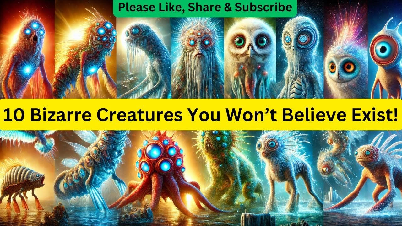 10 Bizarre Creatures You Won’t Believe Exist! #bizarre #creatures # ...