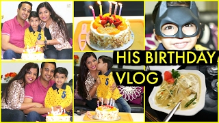 Husband's Birthday Vlog Family Time | SuperPrincessjo
