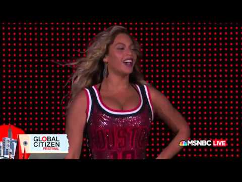 Beyonce-Bow Down, Flawless, Feeling myself  and Yonce at 2015  (Global Citizen Festival HD)