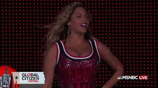 Beyonce-Bow Down, Flawless, Feeling myself  and Yonce at 2015  (Global Citizen Festival HD)