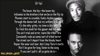 A Tribe Called Quest - Push it Along (Lyrics)