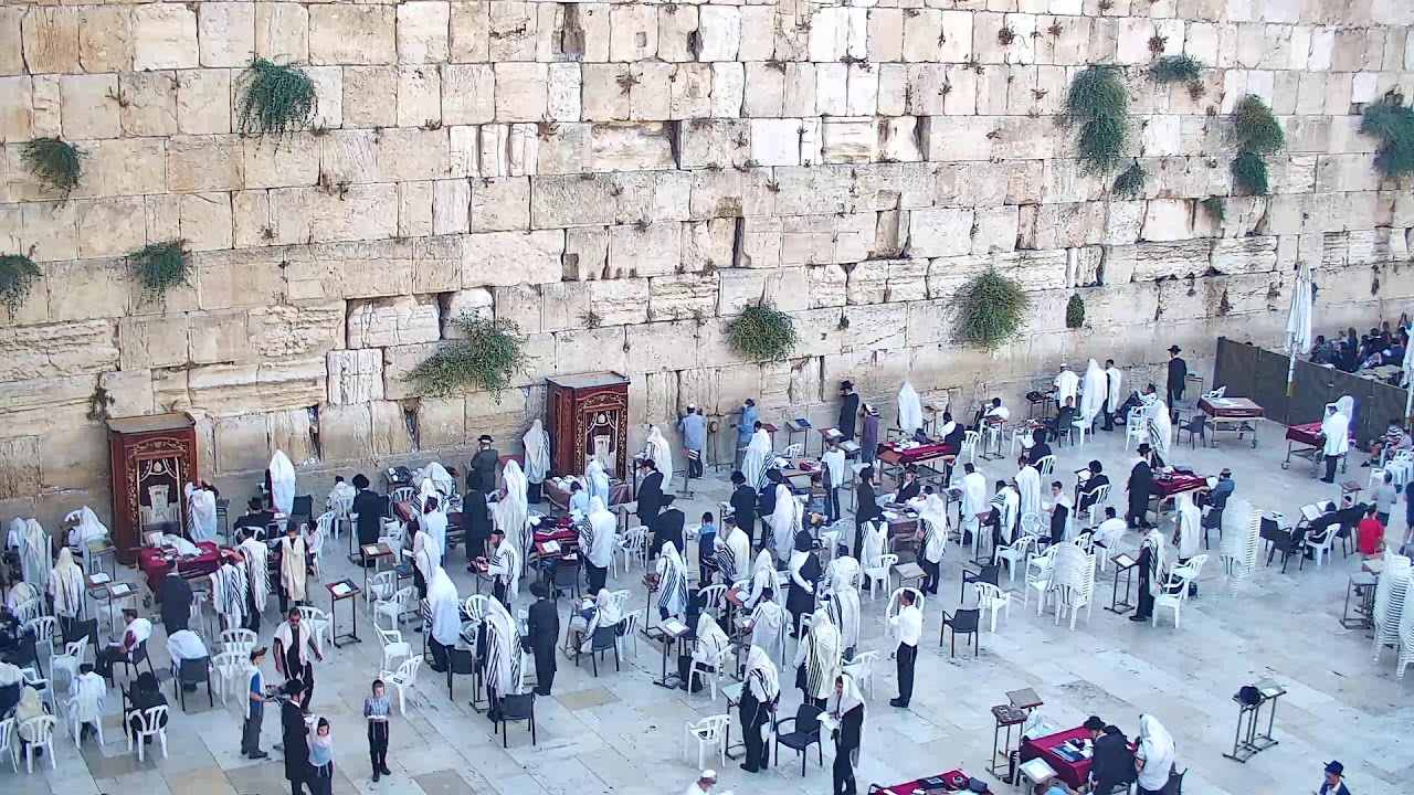 מצלמות הכותל המערבי , ירושלים - רחבת התפילה Western Wall cameras - Prayer Plaza