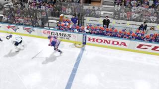 NHL 16 Hit Over The Boards! Must see!