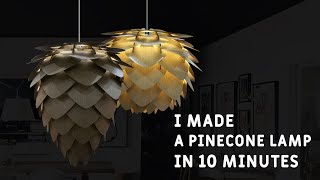 How to make an Awesome Lamp? | Handmade Lamp in the form of a Pine Cone