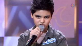 Miniatura del video "Abraham Mateo (12 años)  -  HOY TENGO GANAS DE TI - Menuda Noche (21-01-11)"