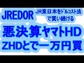 決算が悪かったヤマトホールディングスと前から欲しかったＺＨＤを購入しました。　ＪＲ東日本をドルコスト法で買い続ける