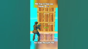 POV: You 1v1 that one friend 💀 😭 #shorts #fortnite #gaming