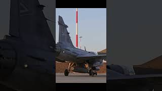 Hungarian Air Force Jas-39C Gripen Flight Control System Check During The Startup Procedure.