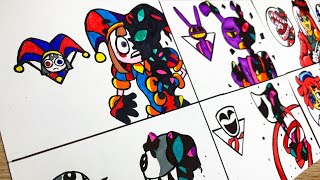 Drawing Corrupted Characters | Abstracted | Amazing Digital Circus