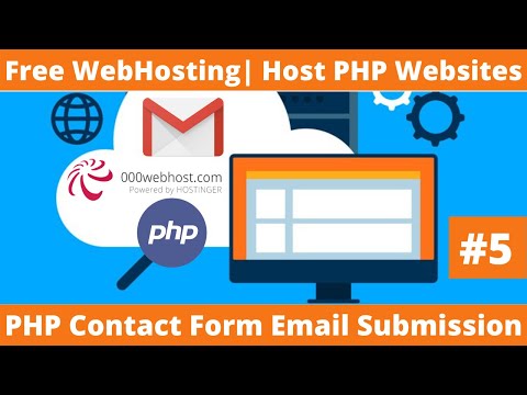 PHP Contact Form Email Submit |How to Upload PHP website on hostinger/000webhost | Free Hosting 2021